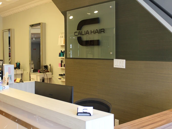 Calia Hair interior on Yonge Street from the official Wix site