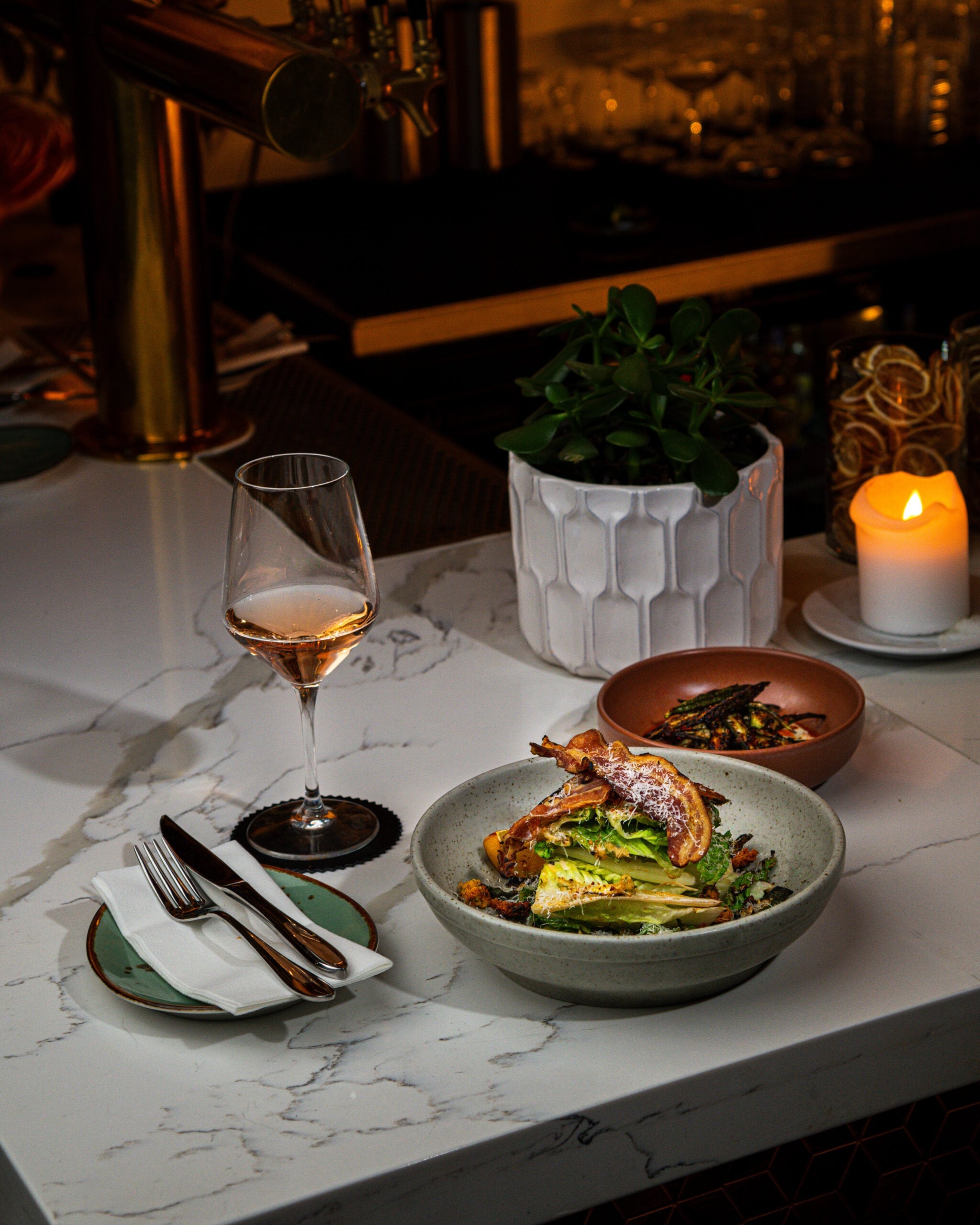 Conejo Negro table setting from the restaurant's official website