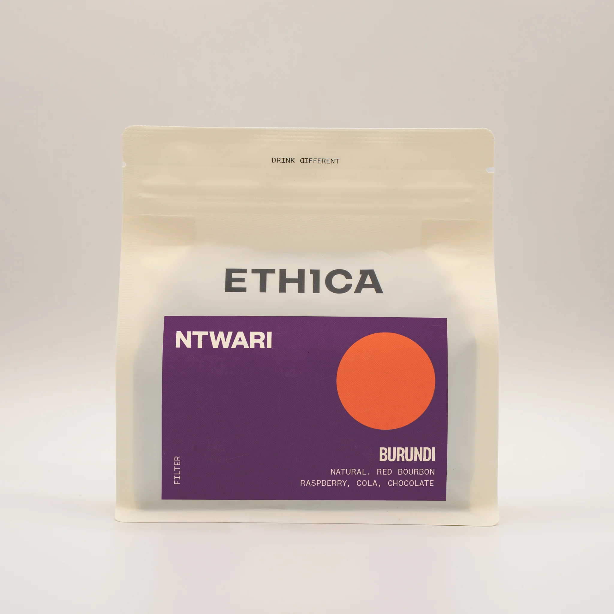 Ethica Coffee Roasters official Burundi Ntwari bag from ethicaroasters.com