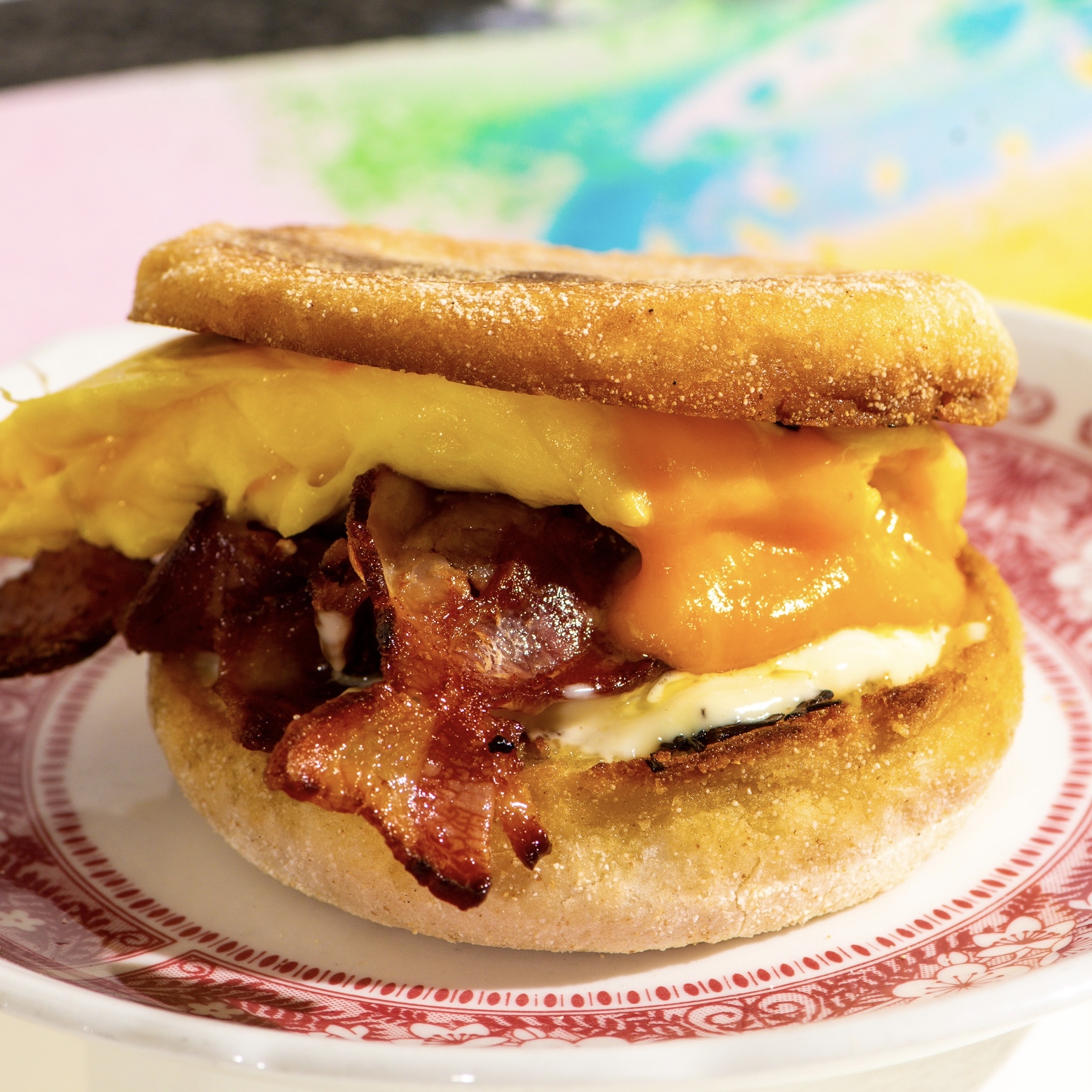 Gold Standard breakfast sandwich counter on Roncesvalles