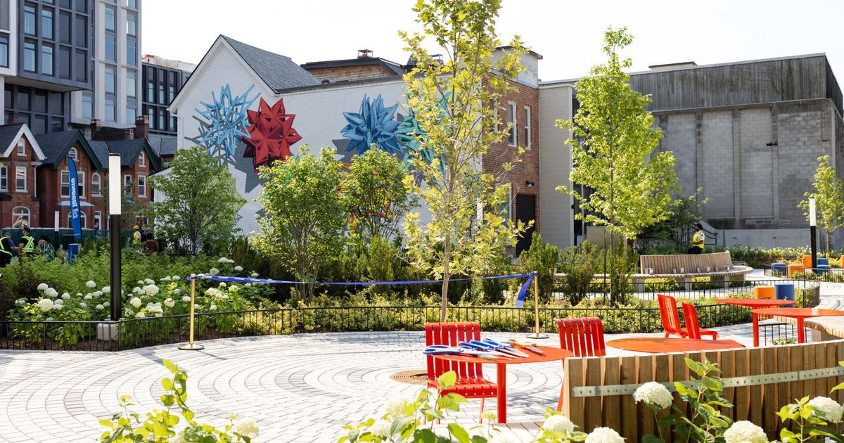 Honest Ed's Park in Mirvish Village