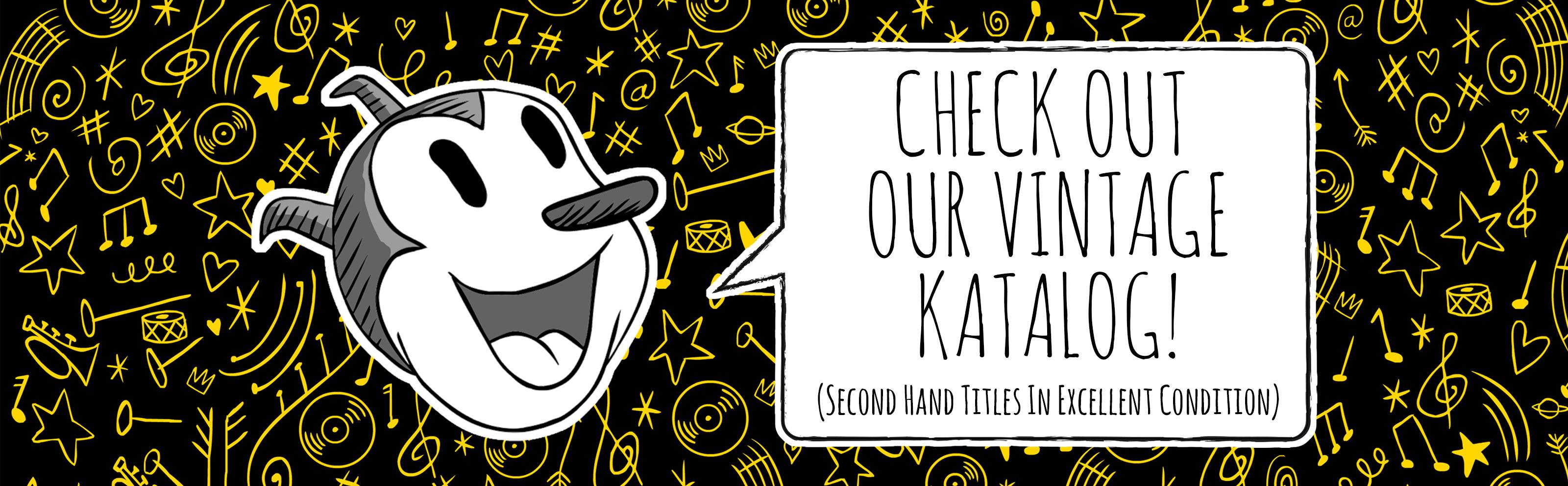 Official Kops Records vintage-katalog banner from kopsrecords.ca