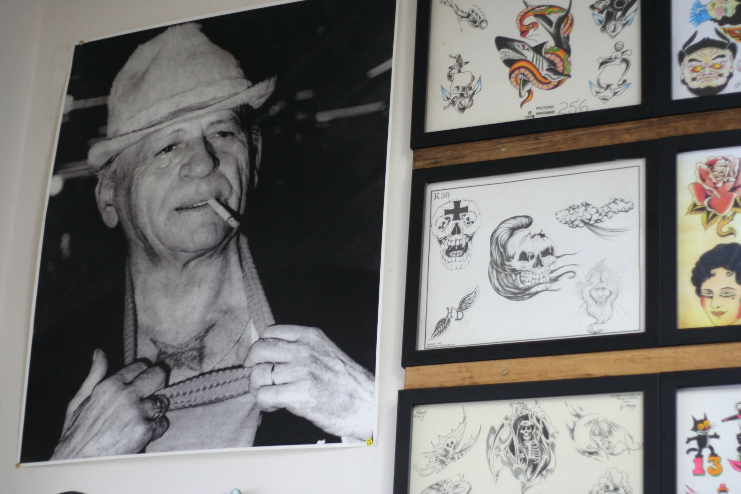 The Okey Doke Tattoo Shop, photographed for the official site