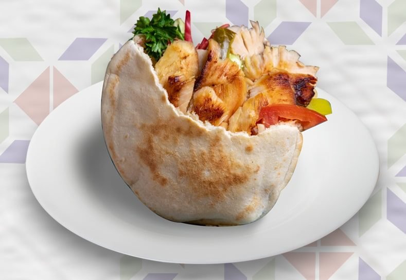 Pita & Hummus chicken pita pocket photography from pita-hummus.ca