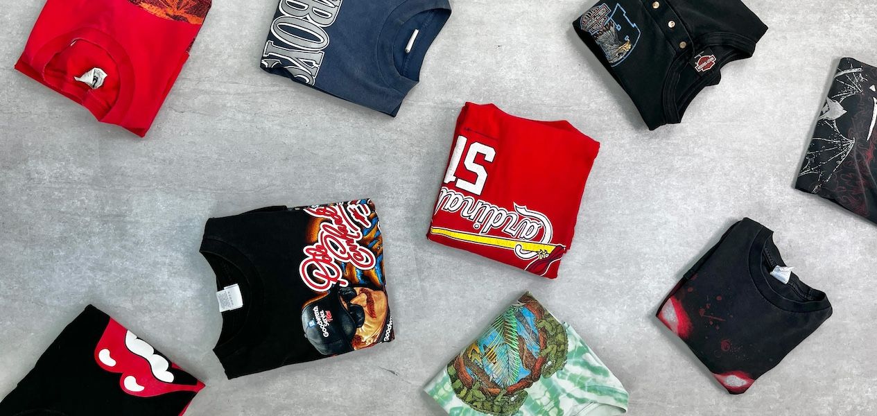 Prime Rewind vintage tee haul photography via Curiocity / @prime_rewind
