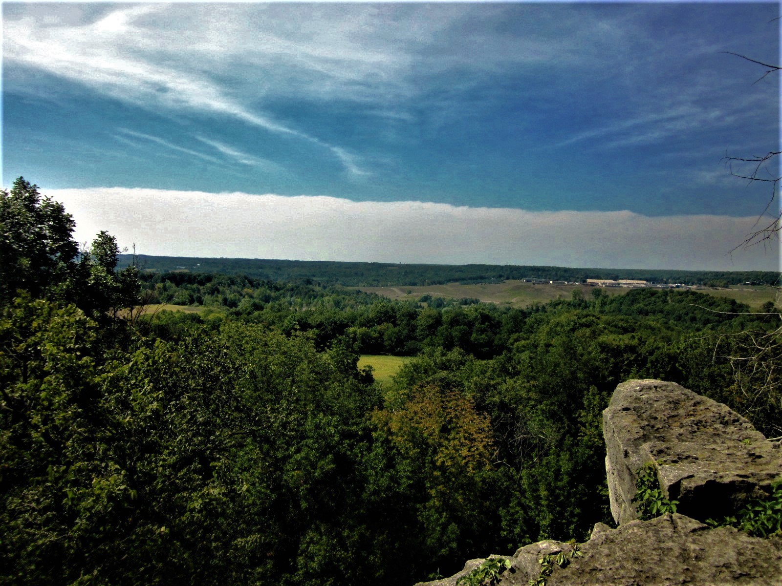 Lookout over the Niagara Escarpment at Rattlesnake Point, Milton