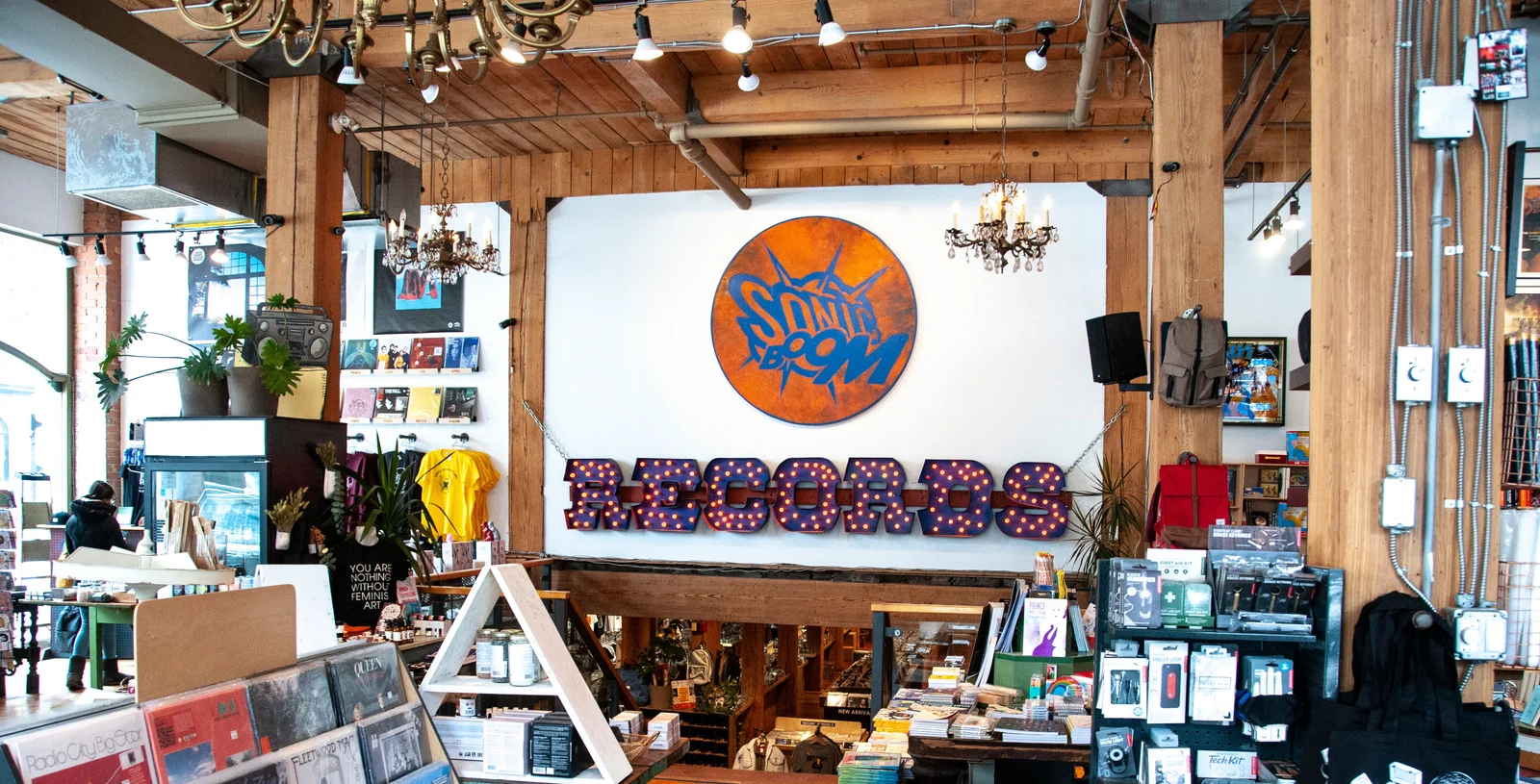 Inside Sonic Boom on Spadina, official header photograph from sonicboommusic.com