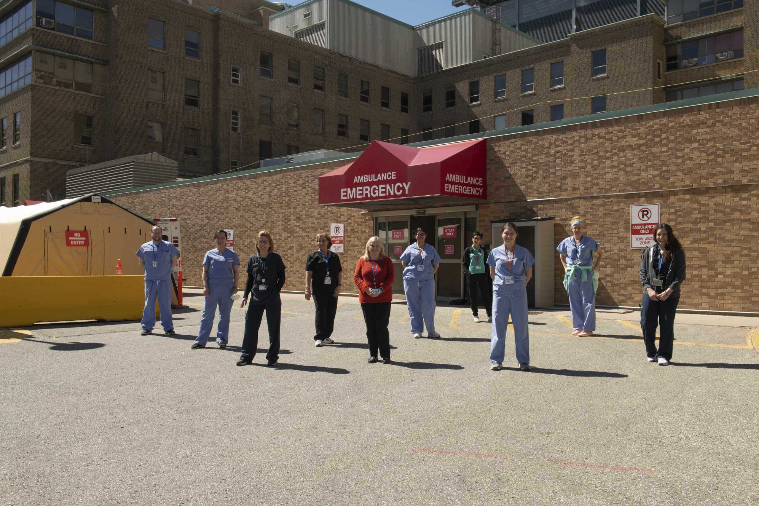 Sunnybrook official Emergency Department entrance photograph from sunnybrook.ca