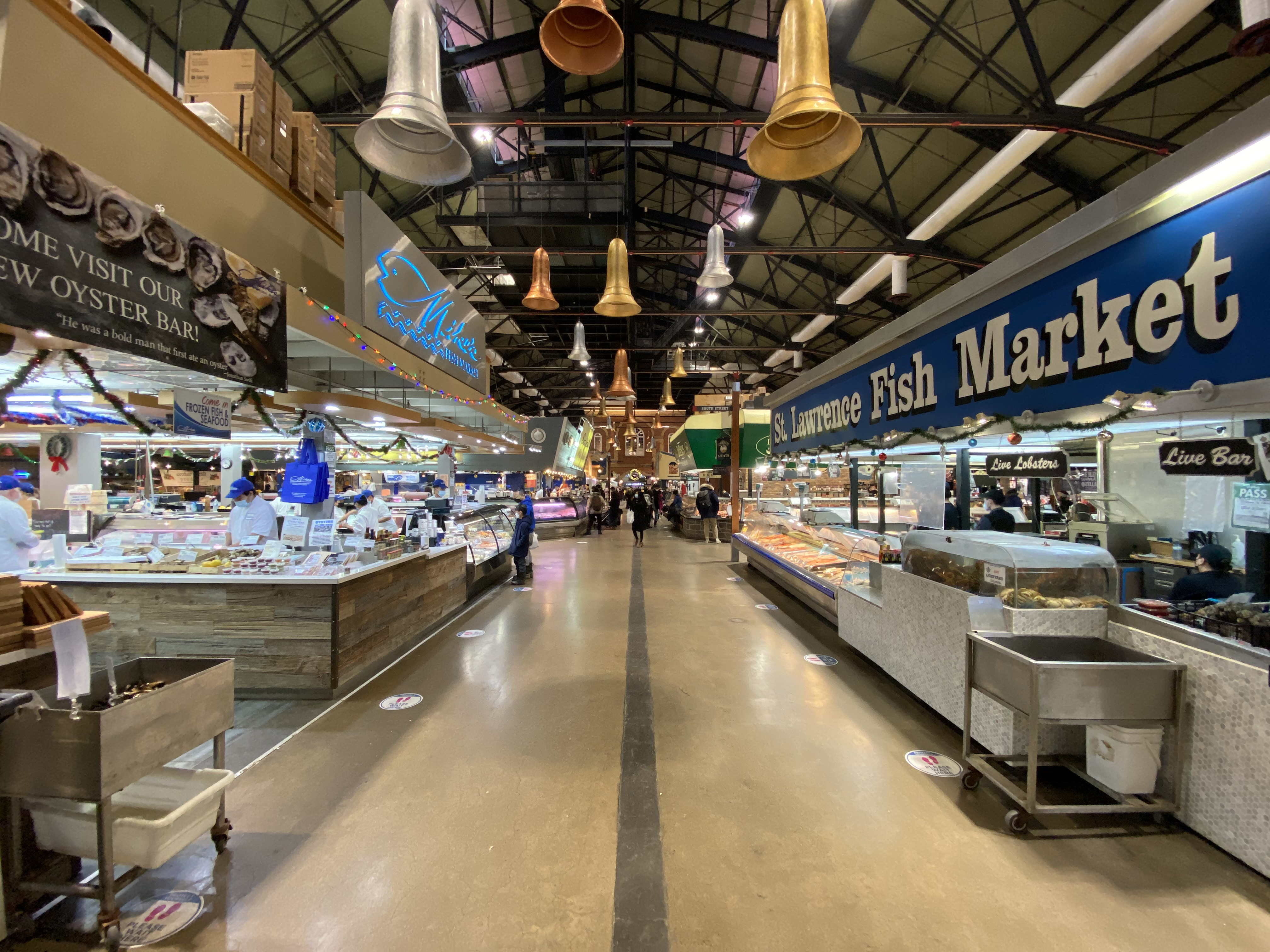 St. Lawrence Market South interior (Wikimedia — Tecolote stall inside)