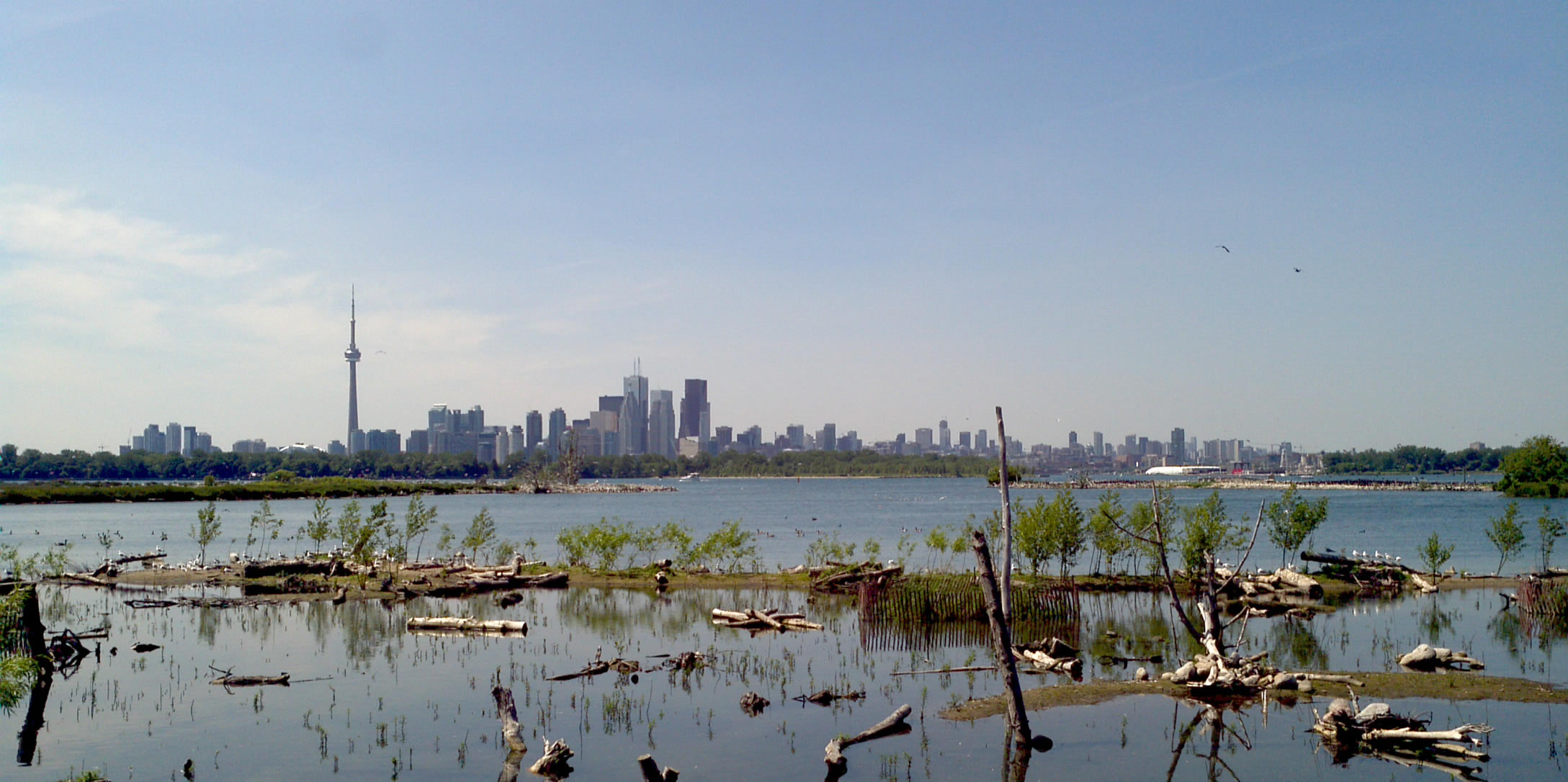Leslie Street Spit and lighthouse at Tommy Thompson Park