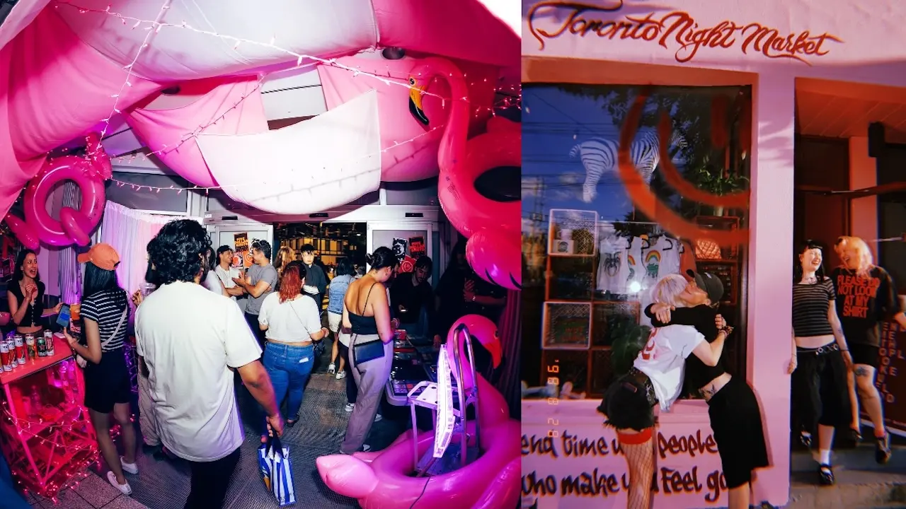 Toronto Night Market in Queen West