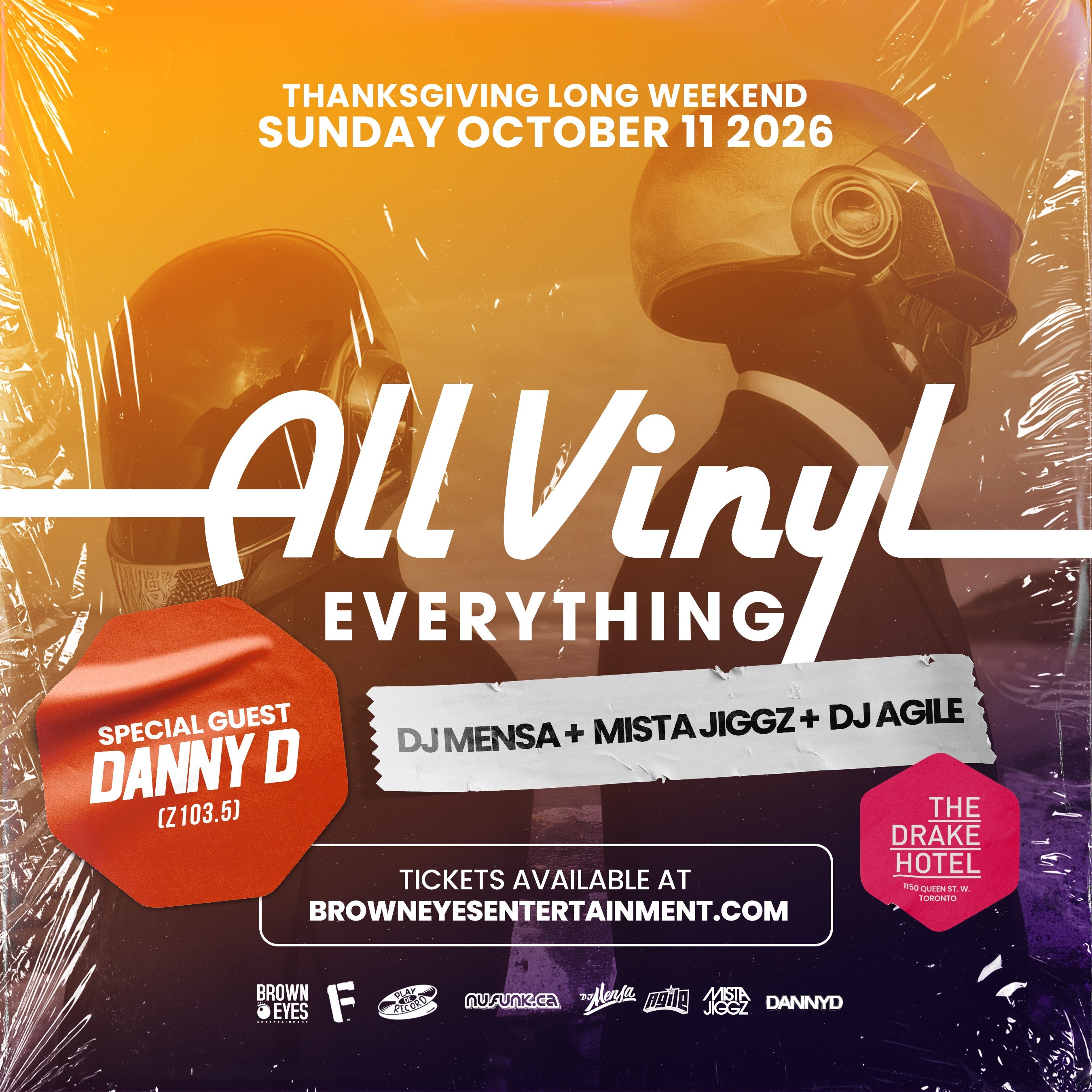 All Vinyl Everything DJ night at The Drake Hotel
