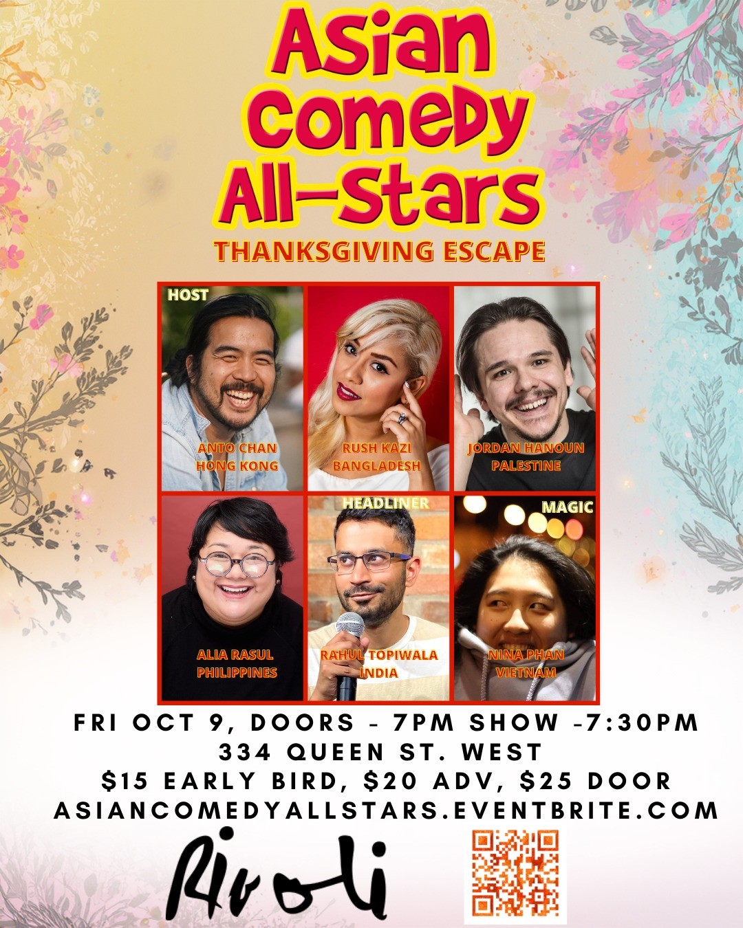 Asian Comedy All-Stars Escape Thanksgiving poster