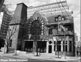 Alumnae Theatre Company historic fire hall exterior