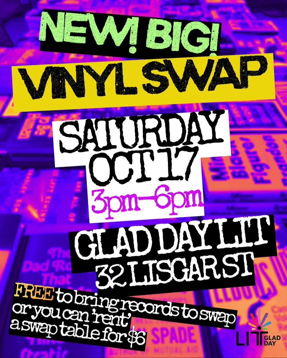 Big Vinyl Record Swap event