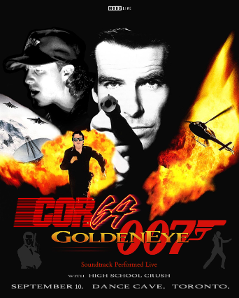 Cor64 - GoldenEye 007 N64 Soundtrack Live w/ High School Crush event