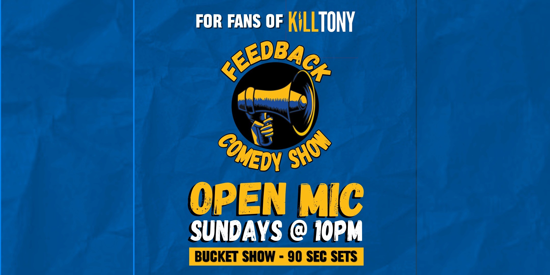 Feedback | An Open Mic Comedy Show @ Backroom Comedy Club event