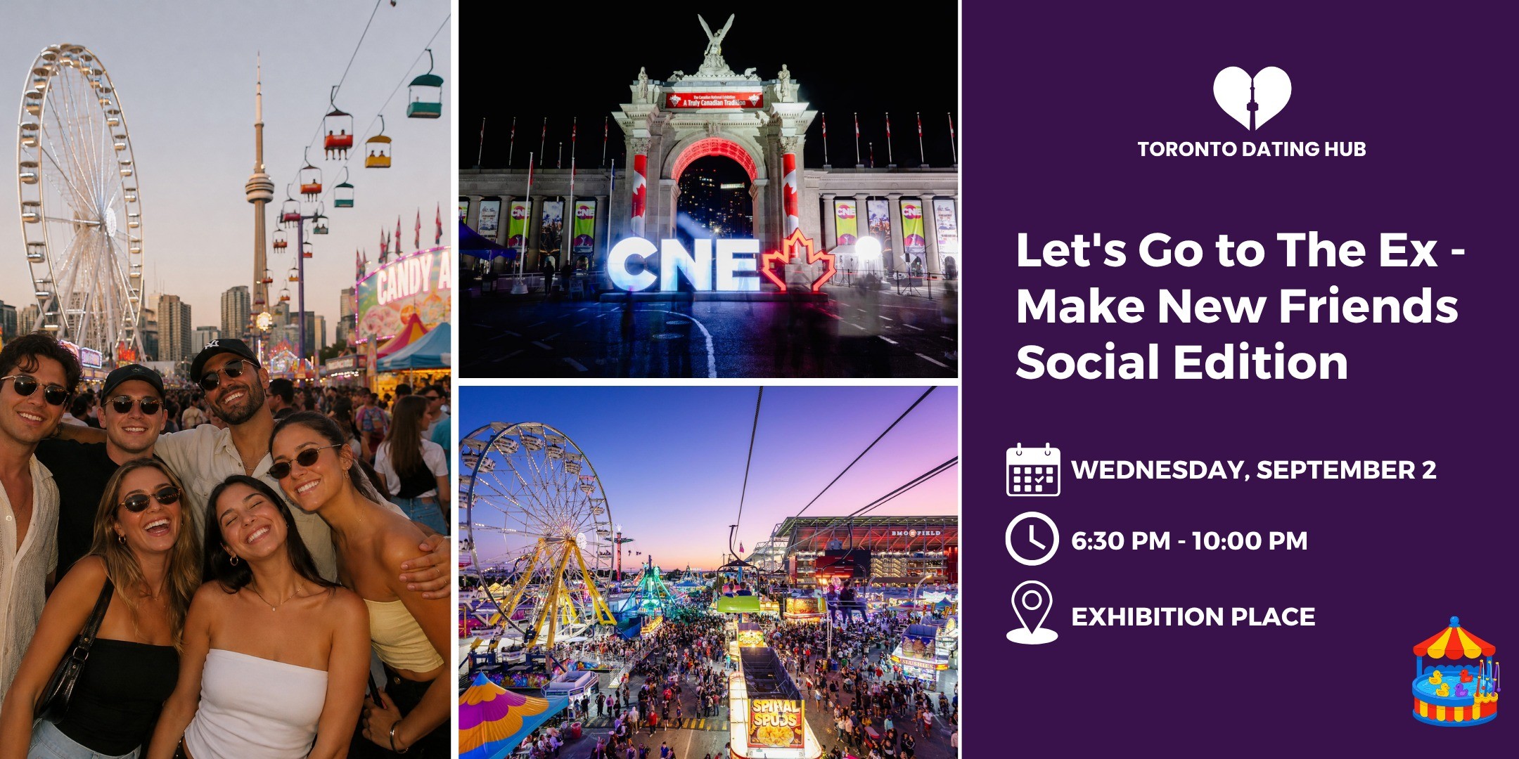 Let's Go to The Ex - Singles & Friends Social event