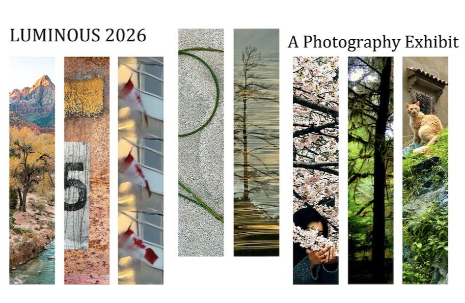 Luminous 2026 photography exhibition promo at Heliconian Hall
