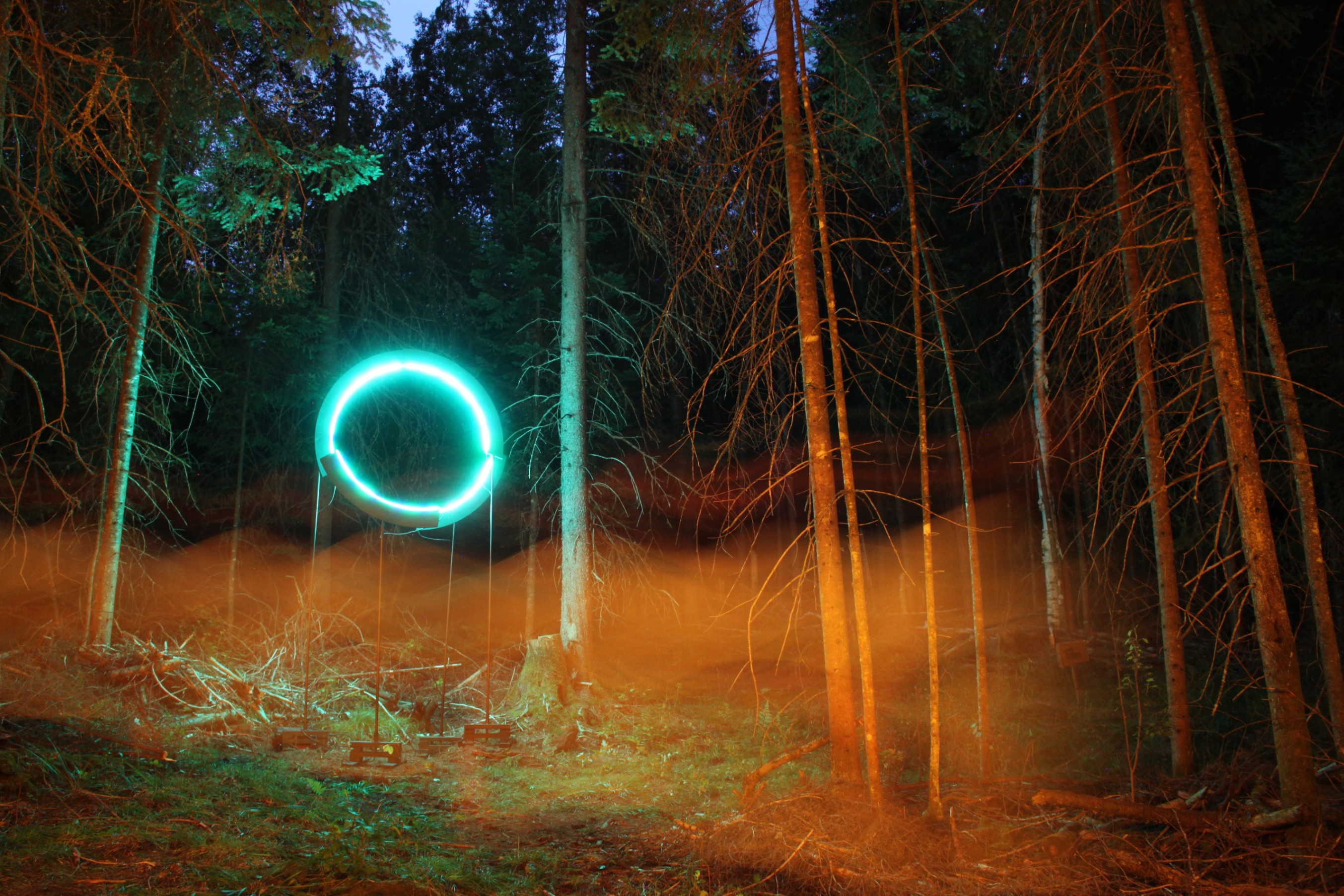 Interactive digital art installation at MULTIfest