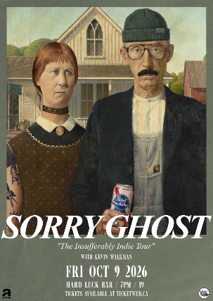 Sorry Ghost & Kevin Walkman at Hard Luck Bar event