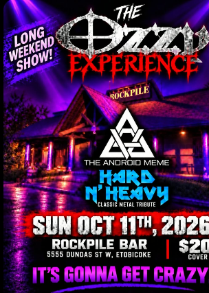 The Ozzy Experience, the android meme, Hard N Heavy event