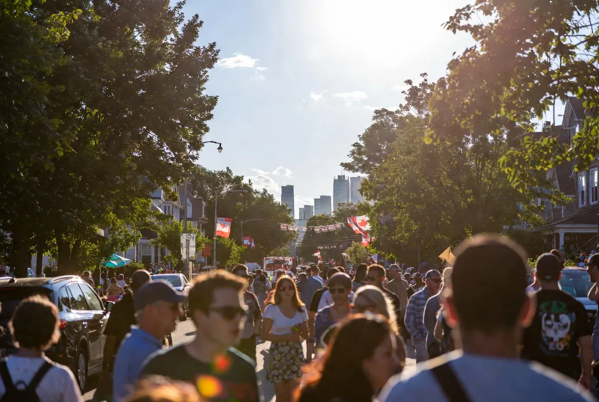 East York Canada Day Parade festival in Toronto
