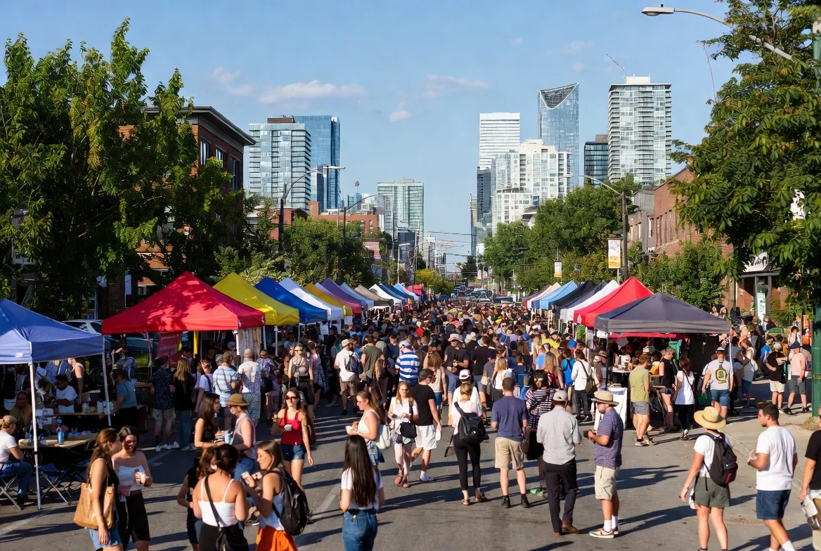 Junction Night Market festival in Toronto