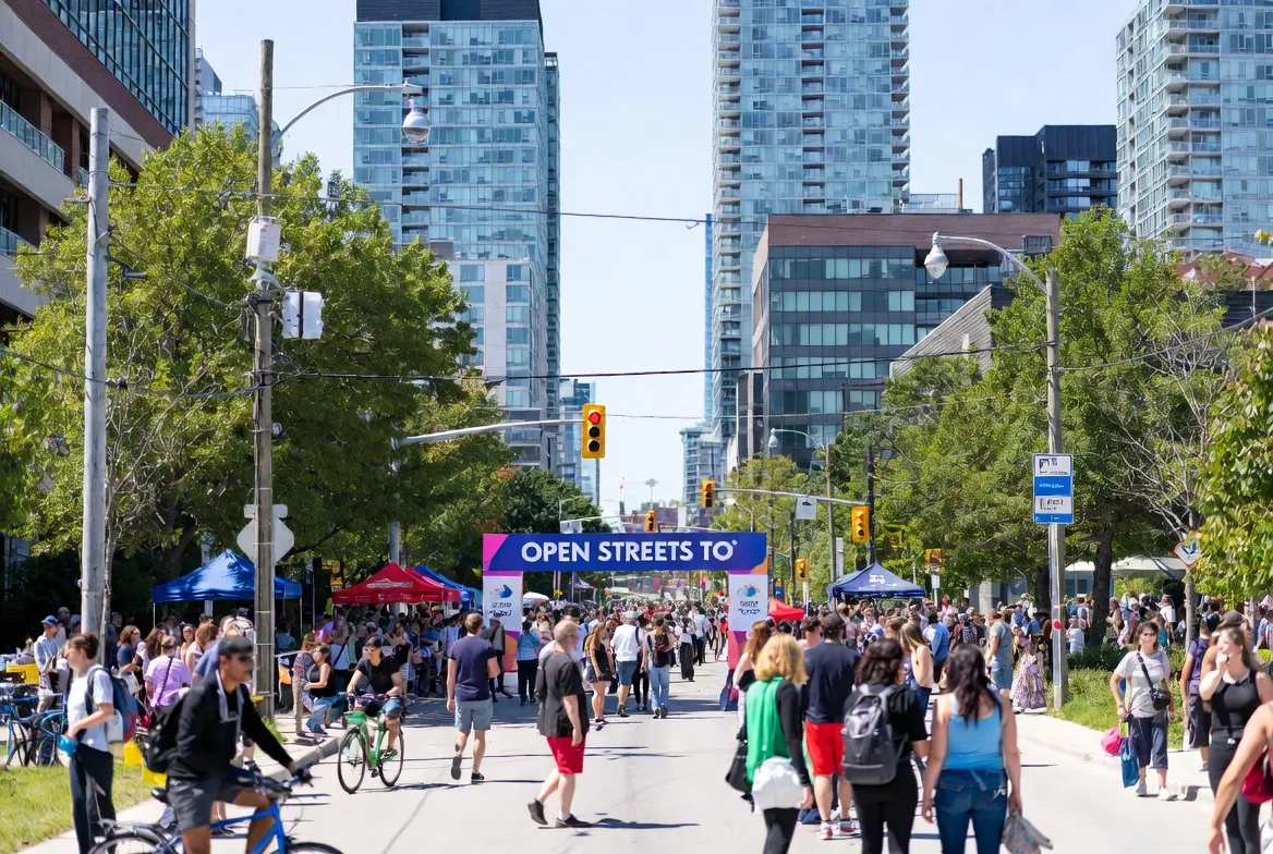 Open Streets TO festival in Toronto