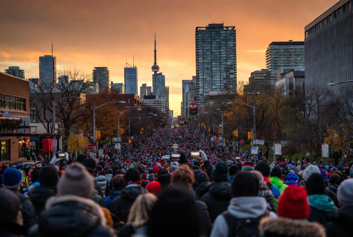 Toronto Santa Claus Parade festival in Toronto