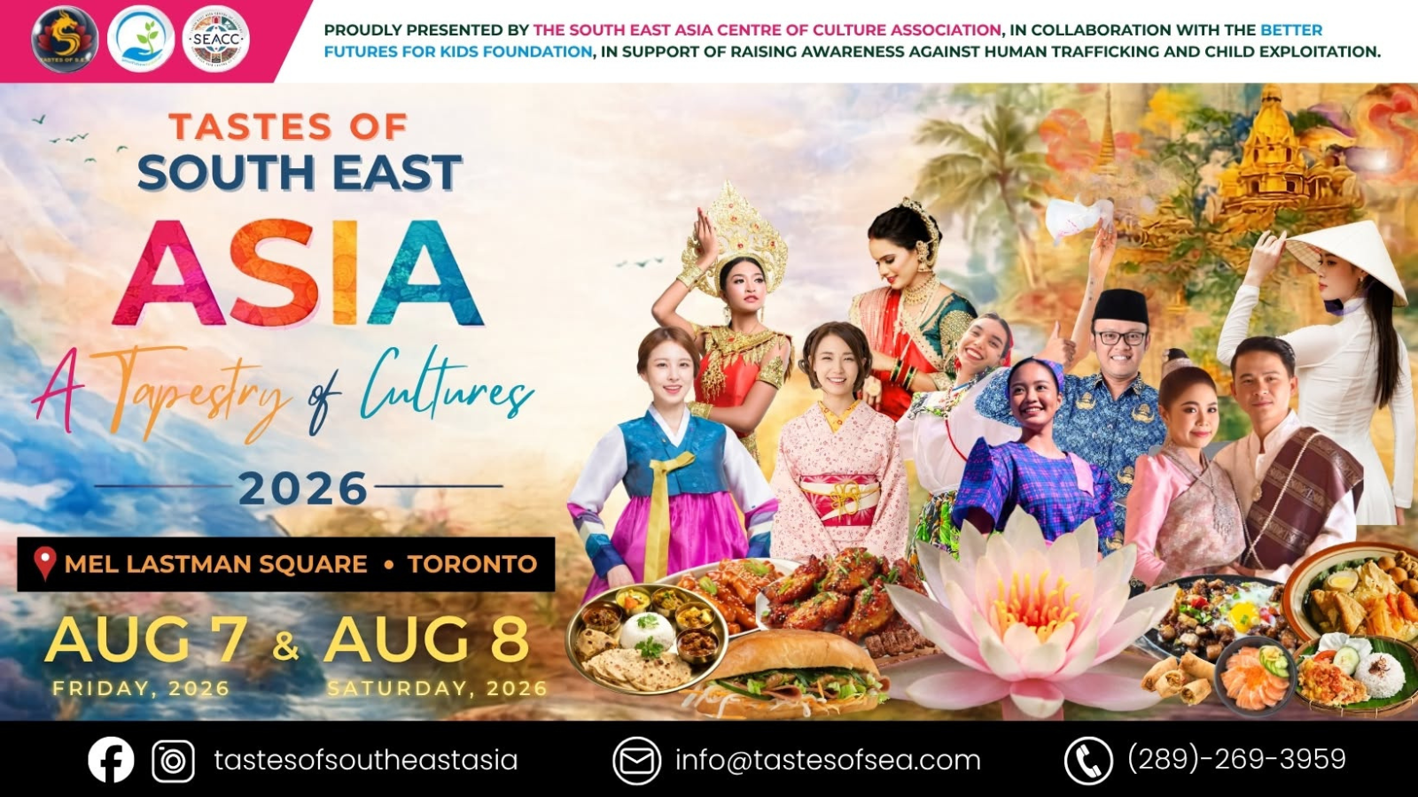 Tastes of South East Asia 2026 festival artwork