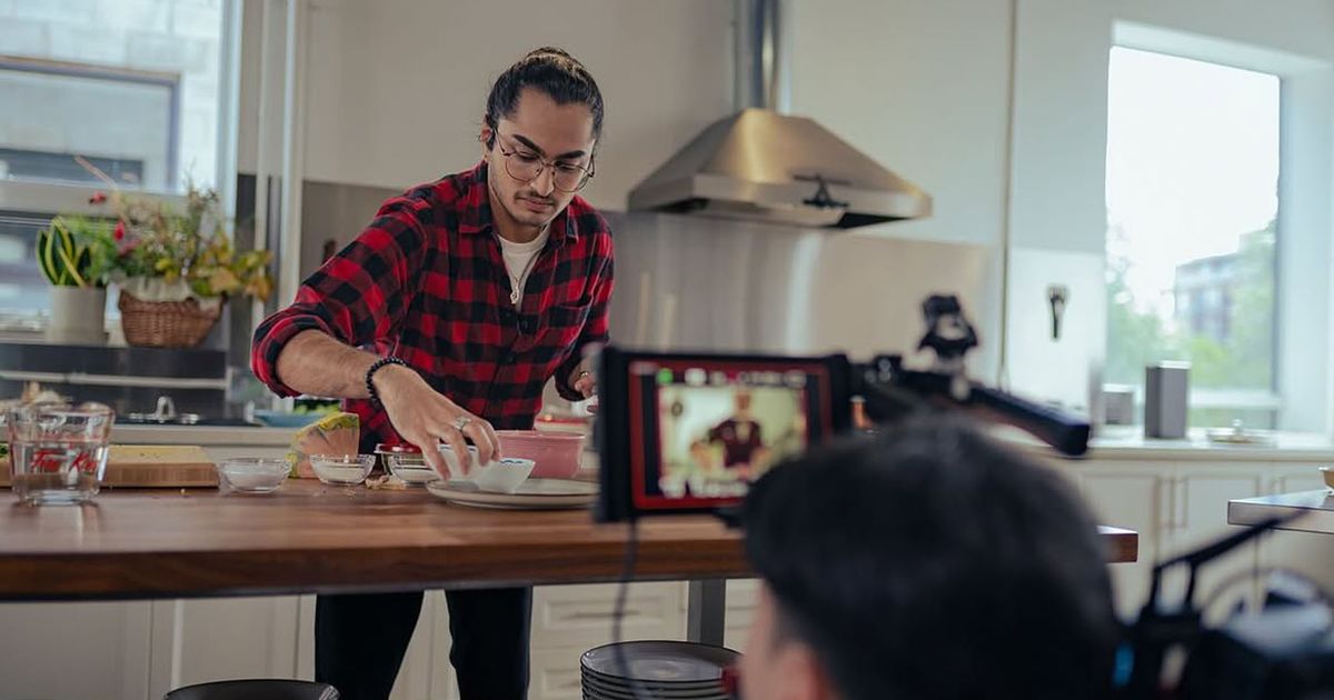 23-year-old Toronto cook Aliyaan Amlani Kurji competes on MasterChef Canada