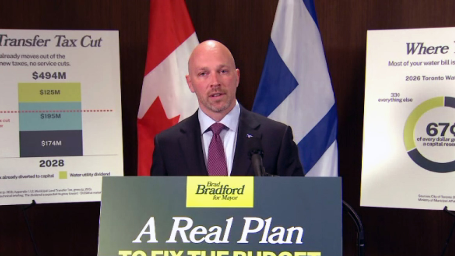 Brad Bradford Unveils a Plan to 'Modernize' Toronto's Budget Out of the 1990s