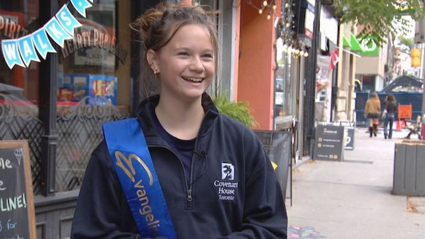 At age 10, she started an annual walk for at-risk youth. 500km later, she completed her final trek