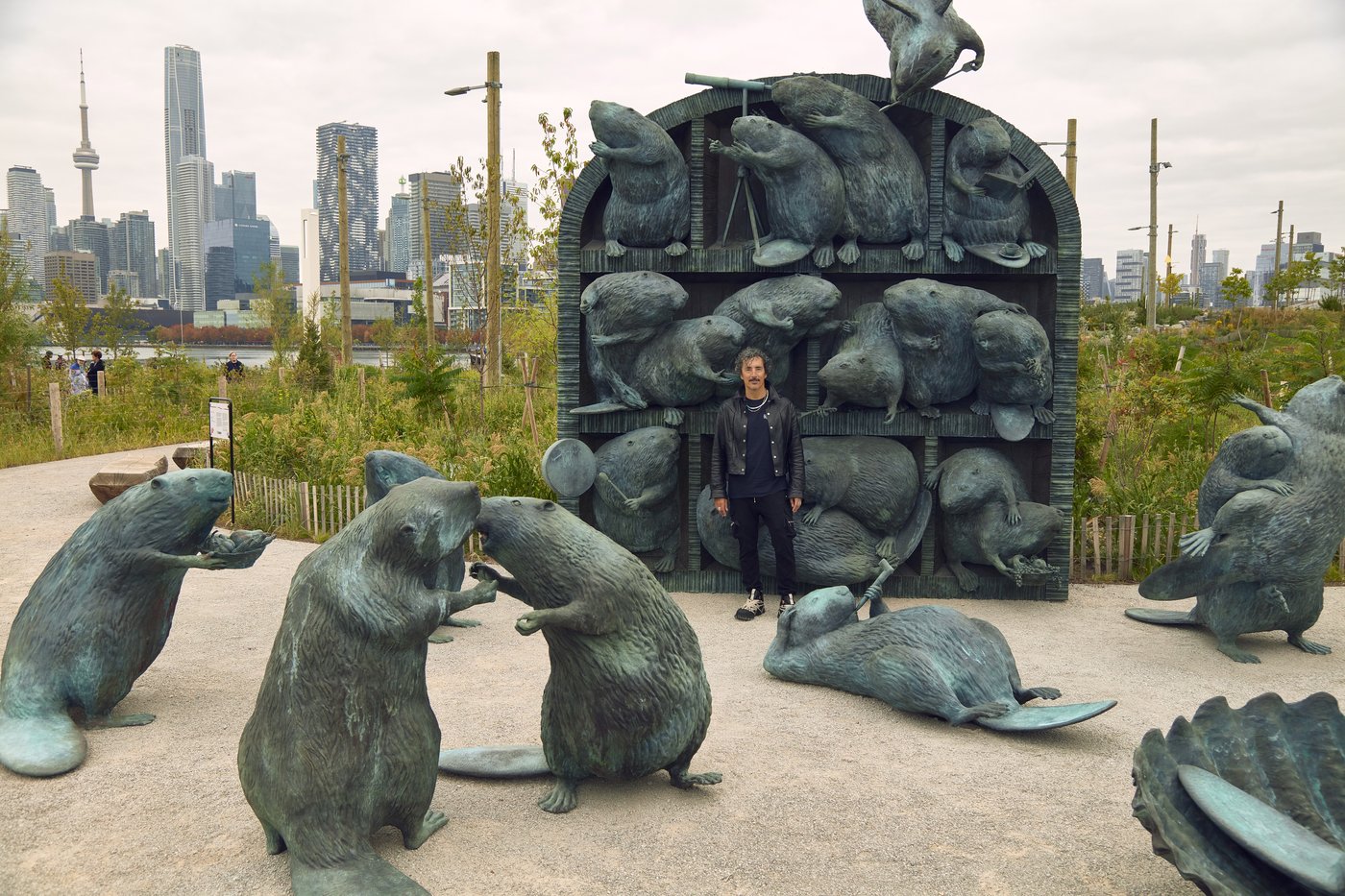 Kent Monkman Debuts a 15-Foot Beaver Sculpture at Toronto's New Waterfront Park