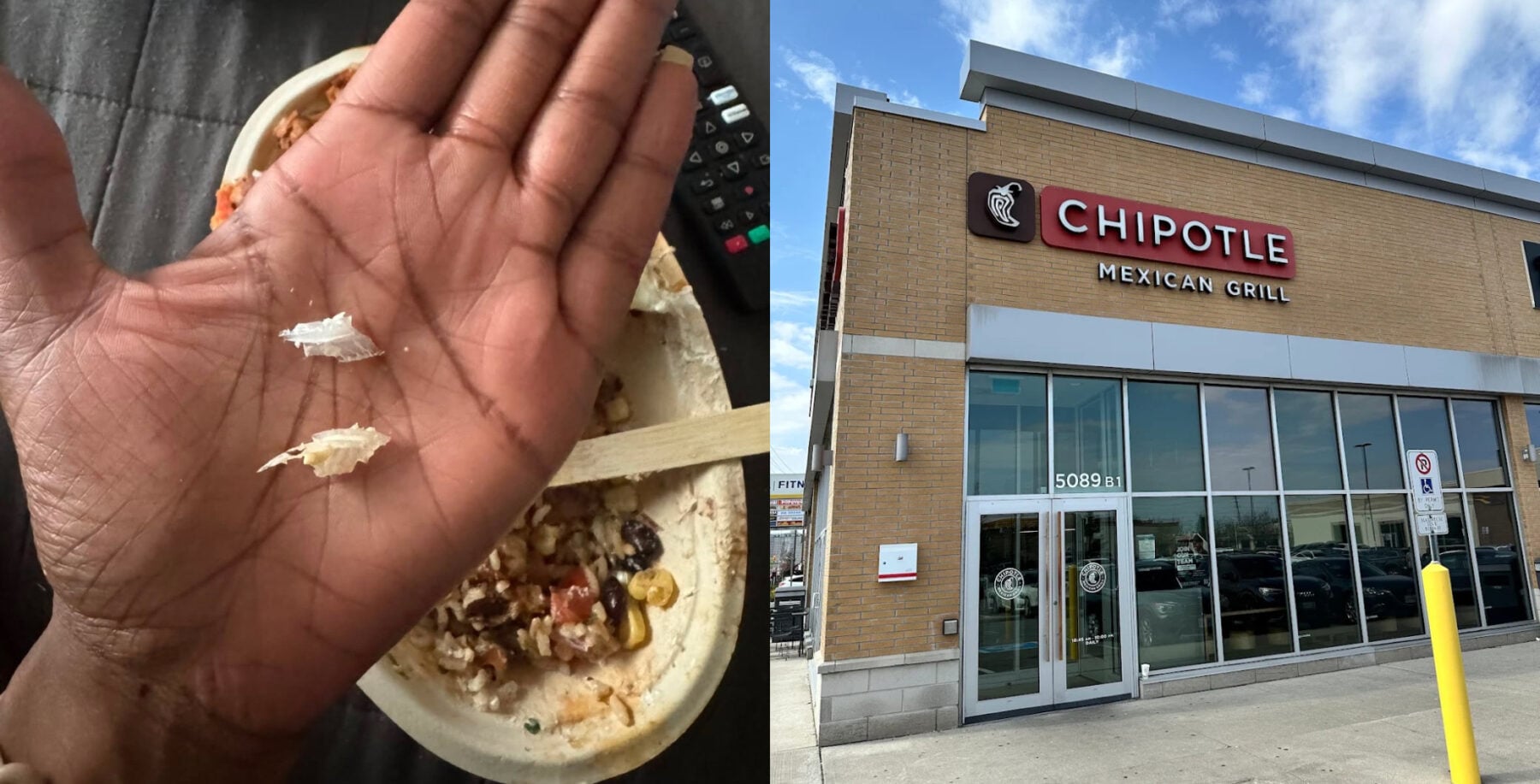 Mississauga mother demands answers after finding sharp plastic pieces in son's Chipotle meal