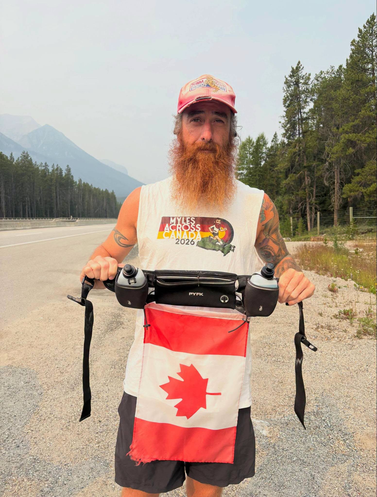 Ontario father runs nearly 8,000 kilometres across Canada to raise awareness about mental health